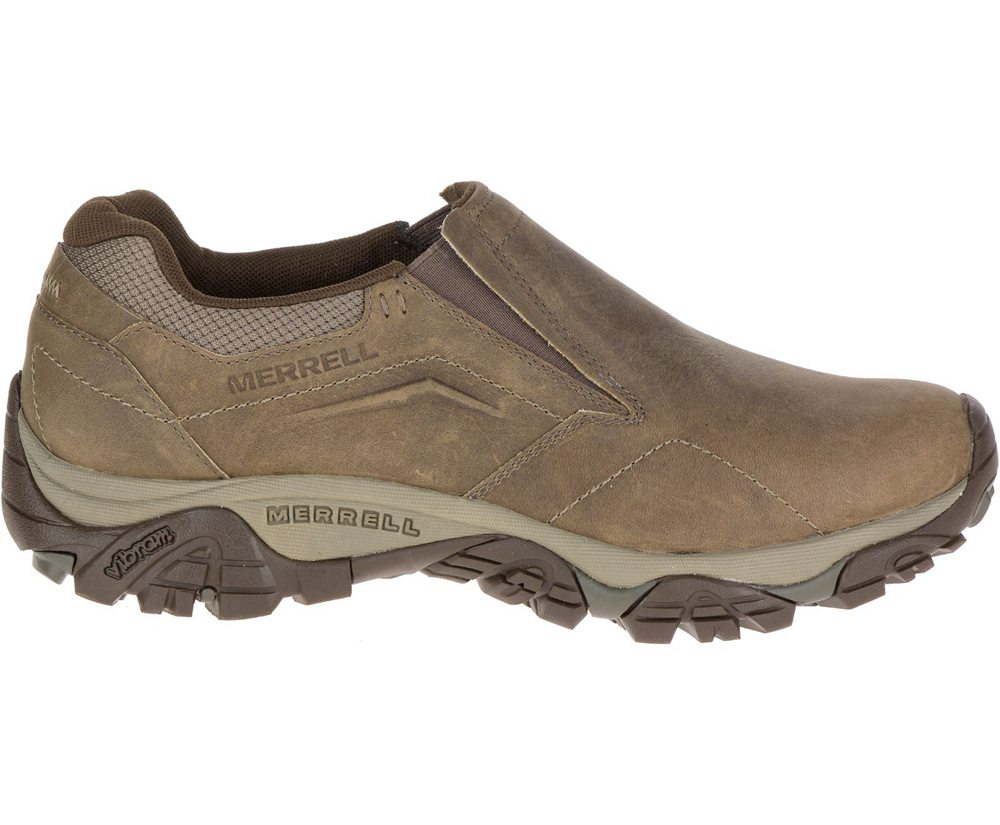 Slip On Homem - Merrell Moab Adventure Moc Wide Width - Verde Oliva - PBA976315